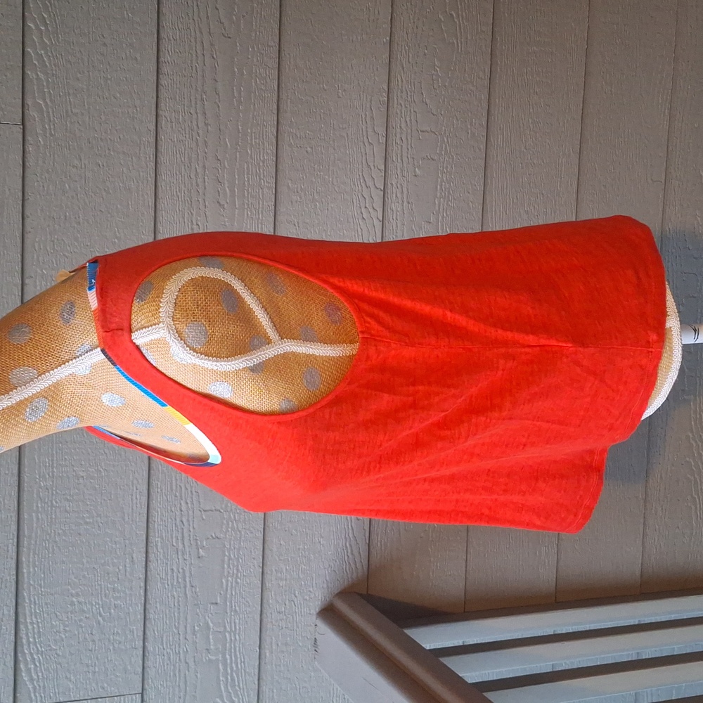Anthropologie Splendid x Margherita linen tank top size M - Picture 6 of 10
